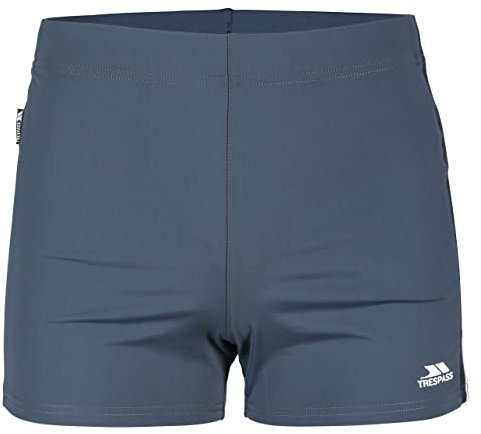 Trespass Mens Swim Shorts Pool Beach Summer in Grey Blue Tightrope