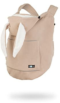 Fleece BABY Tragecover Tragebadeckung BUNNY CAPPUCCINO