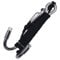 Reefhaken Tauchen, Doppel Dual Edelstahl Reef Hook,Unterwasser Sport Drift Hook mit Linie für Cave Dive (Schwarz)