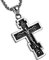 HZMAN Orthodoxe Kreuz Halskette für Männer Edelstahl Vintage Kruzifix Kreuz Anhänger Halskette Schmuck Geschenk (Silber)