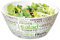 Kesper Obst- & Salatschale aus Melamin, Ø 25 x H11 cm, Salat Schüssel, Bowl Schüssel, Optik Salad, Brot Schale, Gebäck Schale,