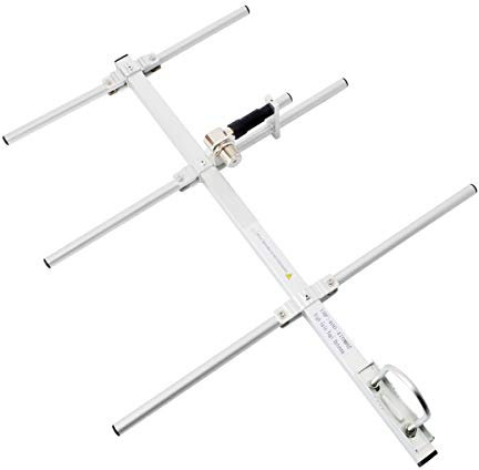 HYS YG03F Yagi 7dBi High Gain 100W UHF 400-470Mhz 70CM Aluminium Alloy SO-239 Connector Foldable Antenna for Yaesu Motorola Baofeng Kenwood 2-Way Radio Transceiver