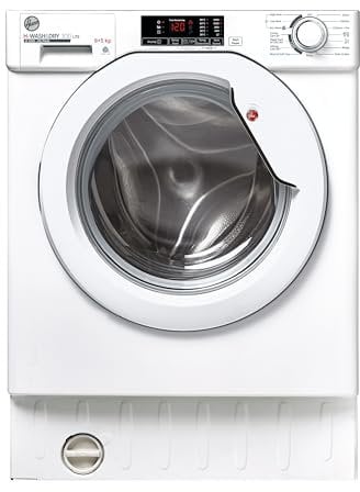 Hoover HBD 485D1E/1-80 8+5Kg 1400 Integrated Washer Dryer, White