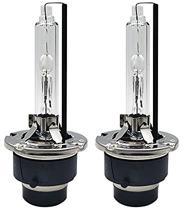 Ruiandsion D2S Xenon Brenner 6000K Weiß 12V Superhelles HID Fahrzeugscheinwerferbirne(2er Pack)