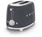 Smeg TSF01GRUK 2 Slice Toaster, Extra Wide Slots, 3 Pre-Set Options, 950W, Slate Grey