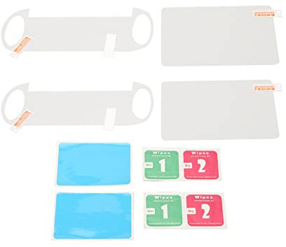Spielkonsolen Displayschutzfolie, 9H Gehärtetes Glas HD PET Vorder und Rückseite, Schutzfolie für PS Vita 1000, Kratzfeste Spielkonsolen Displayschutzfolie