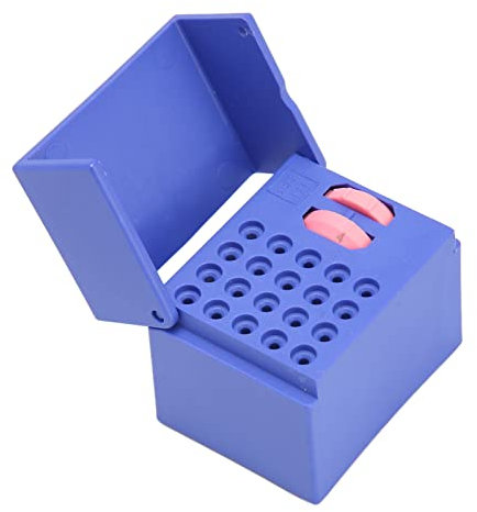 Caja de Limas para Endodoncia, Esterilizable en Autoclave, Portafresas Dentales de Alta Resistencia para Clínica (Azul)