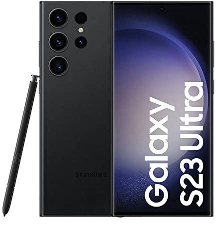 SAMSUNG S918B/DS Galaxy S23 Ultra 5G, Dual, libre, 512GB 12GB RAM, Phantom Black (Reacondicionado)
