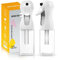 AMOMELA Continuous Spray Bottle For Hair 2Pack Ultra Fine Refillable Water Mister for Hair Styling, Plants, Cleaning, Salon, Misting & Skin Care 200ml/6.8oz Clear