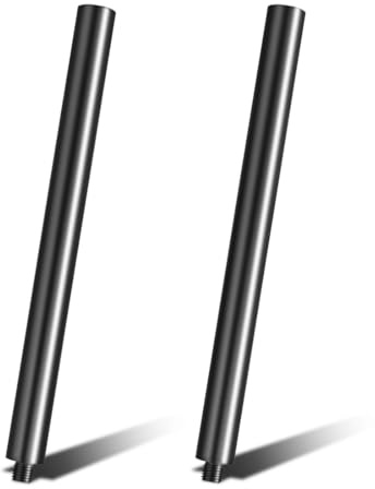 GZGDLJQ 2 in 1 Speaker Pole Mount for Subwoofer 17 Inch M20 Threaded and 35mm Mount Speaker Pole Load Capacity 132LB（Pack of 2）