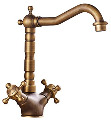 HOMSFOU Rubinetto Dell'acqua a Doppio Uso Rubinetto Da Cucina Antico Rubinetto Del Lavandino Maniglie Delle Porte Degli Animali Apparecchio Sanitario Del Rubinetto Rubinetti Del Bagno