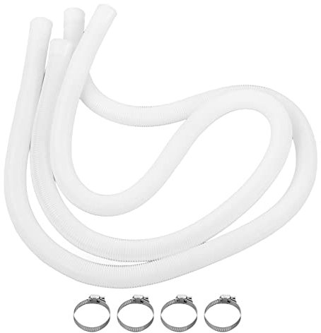 Tubo per piscina con pompa conservante con fibbia, per piscine interrate e fuori terra, kit di installazione con