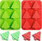 YJDM Christmas Silicone Moulds, 2 Pack Large 6 Cavities Christmas Tree Silicone Candy Chocolate Moulds Xmas Muffin Candy Trays Pan Baking Mold for Handmade Cookies Home Xmas Party Cake Deco