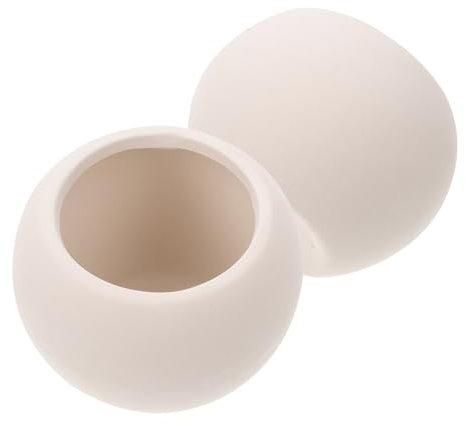 TINEASUR 2 Piezas Macetas De Cerámica Pintadas Mano para DIY Maceta De Flores Grafito Material De Arte para Decoración De Interiores para Plantas