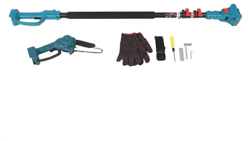 Tronçonneuse électrique Manuelle, Scie à Perche Télescopique, Sécateur D'arbre Extensible de 7,21 Pieds pour Branches jusqu'à 6 Pouces avec Lame Résistante à la Rouille, Durée de