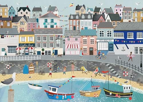 Ravensburger Coastal Harbour 1000 Piece Jigsaw Puzzle for Adults and Kids Age 12 Years Up
