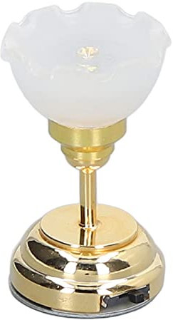 1:12 Puppenhaus Lampe Puppenhaus Zubehör Puppenhaus Kuppel Mini LED Licht Mit Batterie, Warmes Licht Deckenlampe Puppenmöbel Beleuchtung Miniatur Dekoration