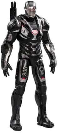 hiyanan ZDTOYS 1/10 Total Height Approx. 7.1 inches (180 mm), Avengers Series, PVC & ABS, Pre-Painted Action Figure (War Machine MK1 1608-06)