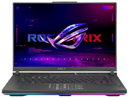 ASUS Strix G16 | 16 WQXGA 240Hz | Core i9 13980HX | RAM: 64GB (DDR5) | SSD: 2TB | NVIDIA RTX 4060 | Einzeltasten RGB Beleuchtung | Windows 11 Pro #mit Notebooktasche