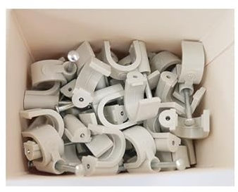 Scame - Attaches pontet à clouer Ø 10mm (boite de 100) cavalier gris pour fixation de gaines, tubes et cables FASTY