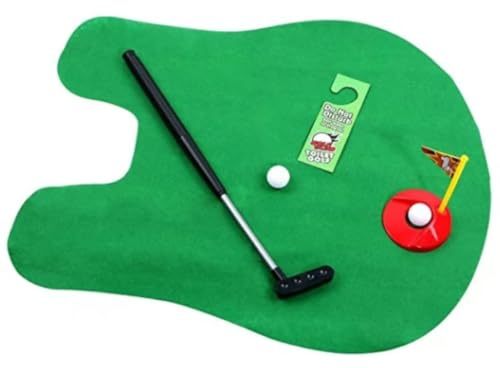 Toilet golf, toy set, mini toilet, leisure and entertainment sports