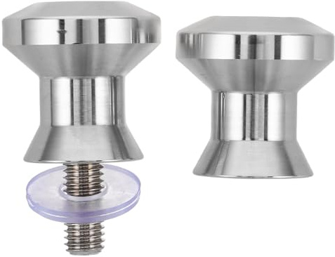 Ipetboom Stainless Steel Shower Glass Door Handle Knob 304 Grade Single Hole Pull for Bathroom Sliding Shower Door Hardware
