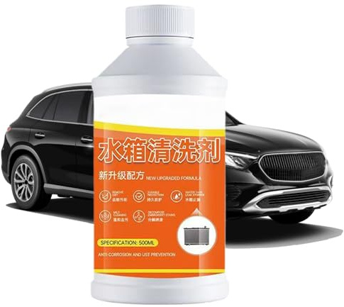 Détartrant pour radiateur de voiture - Nettoyant détartrant 500ml - Rinçage pour radiateur d'automobile - pour Joint Culasse Calandre Liquide Refroidissement Garage Mécaniciens