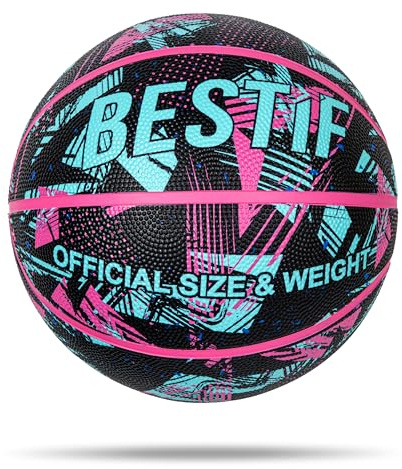 BESTIF Basketball Größe 5/7 Ball für Kinder Erwachsene Basketbälle NBA Training | Bälle für Indoor und Outdoor