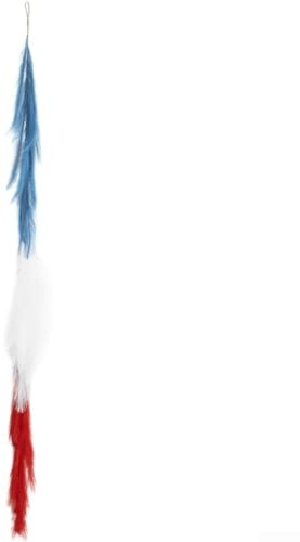 180 cm Schilfrohren-Dekoration in patriotischem rot-weiß-blauem Schema für Unabhängigkeitstagsfeiern und Themen-Event-Styling (Stil A)