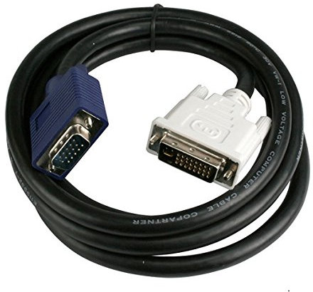 Connectland Câble DVI-I M VGA HD15M 1,8 m
