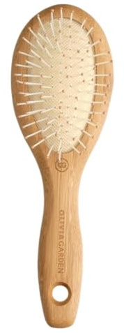 Olivia Garden Bamboo Touch – Nachhaltige Bambus-Entwirr-Haarbürste, Nylonborsten - Größe S / XS