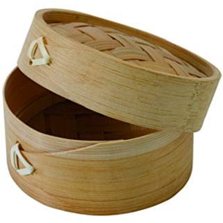 PACKNWOOD 209BBDIM7 Dim Sum Mini Bamboo Steamer - 3oz D:2.8in H:1.9in - 200 pcs