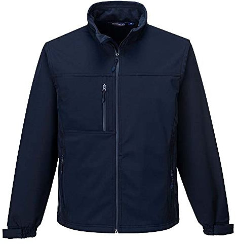Portwest Chaqueta Softshell (3 Capas), Tamaño: S, Color: Marino, TK50NARS