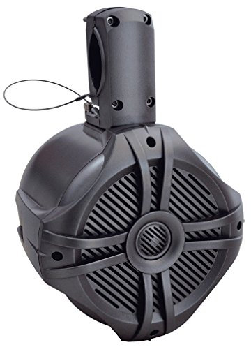 Power Acoustik Marine 6.5 Wake Tower Speaker Titanium (Pair)