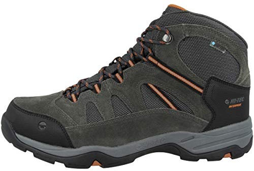 Hi-Tec Men's Banderra Ii Wp High Rise Hiking Boots, Grey Charcoal Graphite Burnt Orange 51, 11 UK