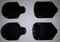 Salomon Sohlenplatten Lifters Race 4mm - Ski Sohlenplatten - Schwarz - 7 cm x 10 cm