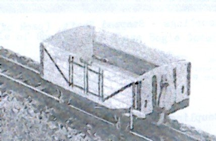Dundas Models DM15 Lynton Barnstaple 4 Wheel Open Wagon (Side Hung Doors) Kit