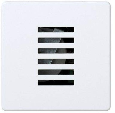 CABLEPELADO Zumbador 230V Simon 27 Play | Zumbador regulación | ‎27806-35 | 45x45 mm | 1 elemento | Acabado Blanco | Simon 27 Play