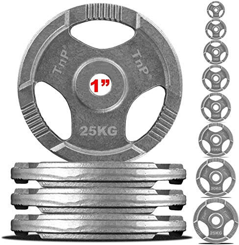 TnP Distribution Standard 1 TriGrip Weight Plates Cast Iron Weights Plate Set – Tri Grip Radial – 1.25kg 2.5kg 5kg 10kg 15kg 20kg 25kg TriGrip Disc