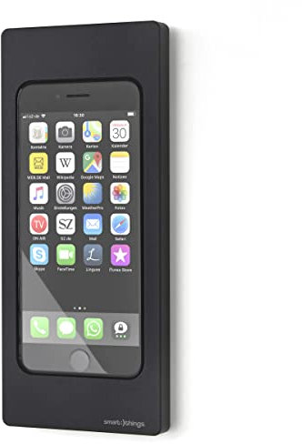 smart things s30__SE b sDock Nano SE - Smartphone Wandhalterung für Apple iPhone 6, iPhone 7, iPhone 8, iPhone SE (2020 + 2022) schwarz