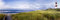 VictoR Acrylglasbild Strand Ostsee 60x180cm Panoramabild Wandbild XXL Format - Leuchtturm