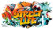 3D Graffiti Wandtattoo 97x53cm Streetart Wandsticker Jugendzimmer Kinderzimmer Wohnzimmer Deko Wandbild selbstklebend W008 (08 Sprayed Eye, Ohne Wunschname)