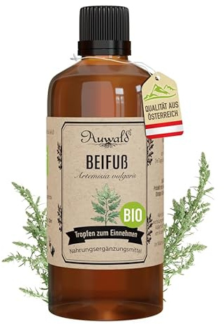 NEU! Auwald Beifuss Tropfen BIO – Hochwertiger Auszug, Extrakt, Essenz & Tinktur – 100% BIO Landwirtschaft, Frei von künstlichen Zusätzen und Farbstoffen, Hergestellt in Österreich – 100ml
