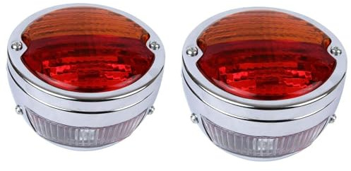 APSMOTIV Rücklicht 12 V Chrom Duolamp Rückgang Heckstoppantriebsanzeige