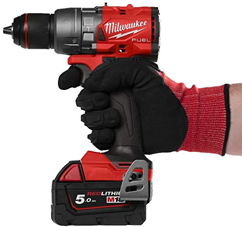 Milwaukee M18FPD3-502 Fuel Cordless Percussion Drill 2 x 5ah & Charger