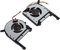 TUF Gaming, 2pcs Laptop CPU GPU Cooling Fans Fa506 Fx505g Fx505 F TUF FX505ge FX505gm FX505dt FX705 506 Fx505dy Fx505gt Replacement for