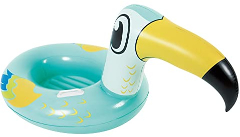 BLUE SKY - Toucan-Boot - Aufblasbar - 069311 - Blau - Kunststoff - 139 cm x 71 cm - Kinderspielzeug - Schwimmring - Outdoor-Spiel - Strand - Ab 3 Jahren