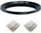 46mm Lens to 55mm Camera Lens Adapter 46mm to 55mm Step Up Ring Adapter Ring for All Brands of UV ND CPL, with Premium Lens Wiping Cloth 2 Pack (46mm-55mm)