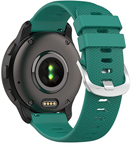 Wownadu Correa Compatible para Polar Pacer/Ignite 3 / Ignite 2 / Ignite/Unite, 20mm Pulsera de Repuesto Verde Easy-Fit Transpirable Mujer Hombre (sin Reloj)
