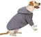 HuaLiSiJi Hoodie Hund Groß Hundepullover Grosse Hunde Hundepullover Labrador, Warm und Leicht, Mit Einer Weichen Textur, Leicht zu Tragen und Hellen Farben (5XL, Grau)